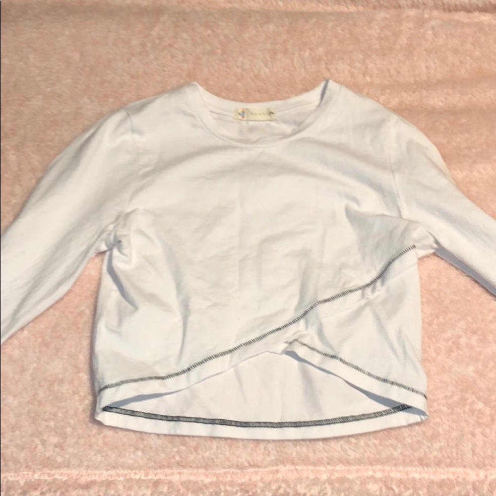 Rusty Long Sleeve Crop Top